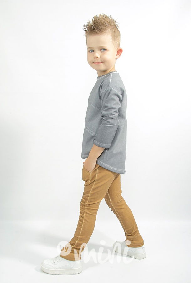 Acid wash triko grey