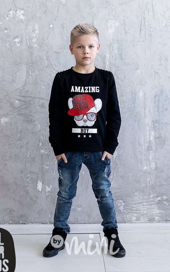 Světlé ripped jeans