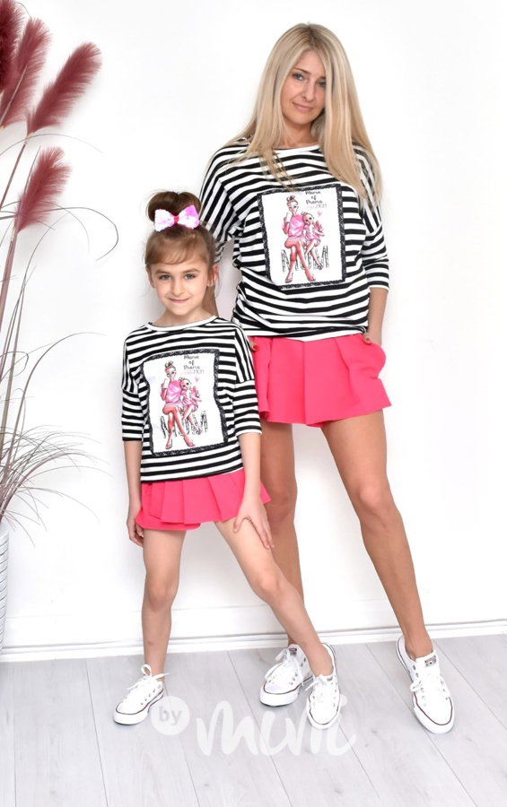 Skirtshorts malinové