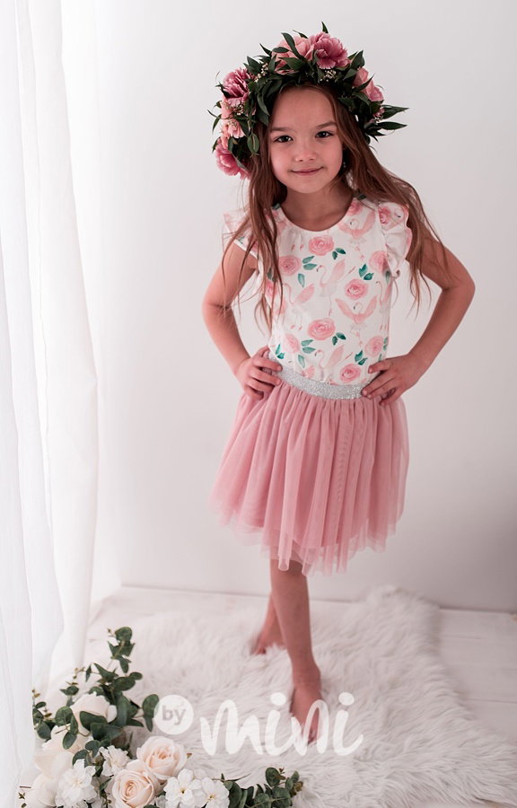 Pudder pink tutu sukýnka