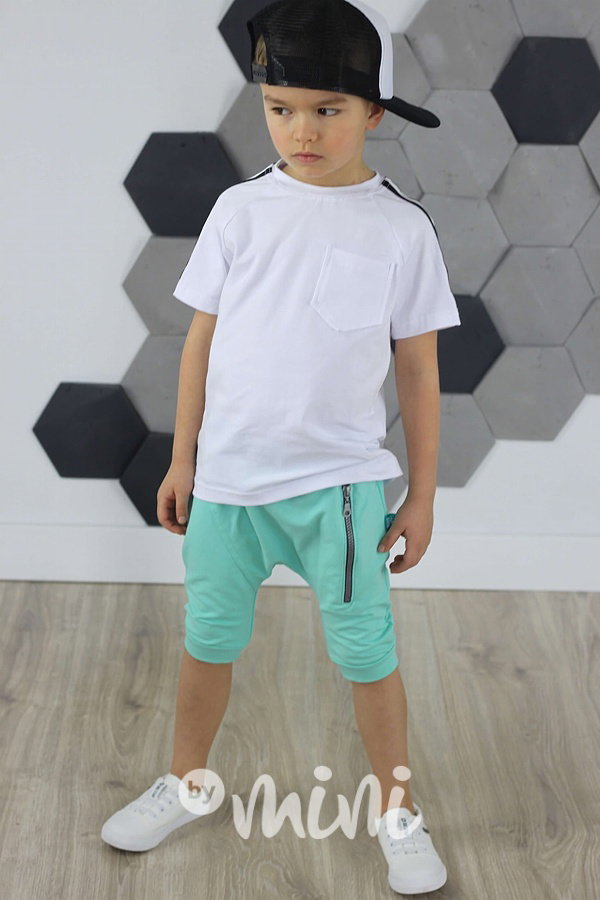 Mint shorts se zipem