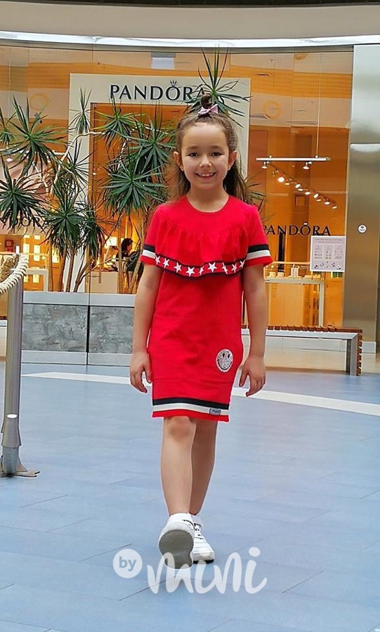 Red marine dress