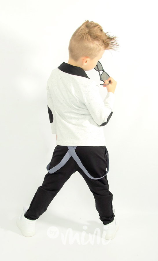 Černé elegant pants s laclíky