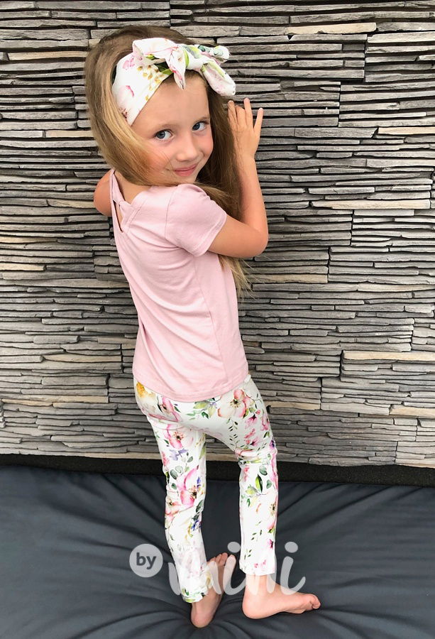 Mašličkový top pudrový