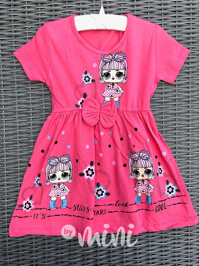 Doll tunika s mašličkou pink
