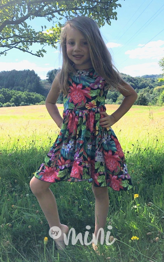 Dívčí dětské letní šaty 