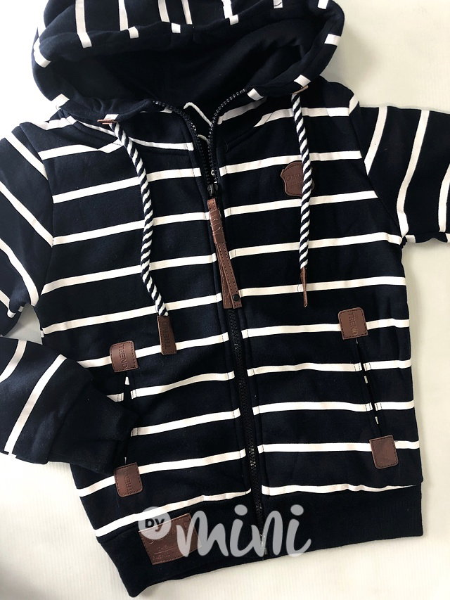 Modrá mikina fleece