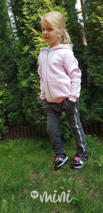 Barbie vyteplená souprava - candy pink