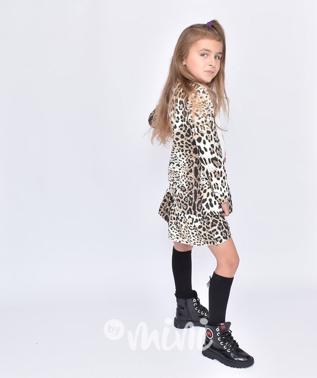 Leopard tunikošaty mopsík