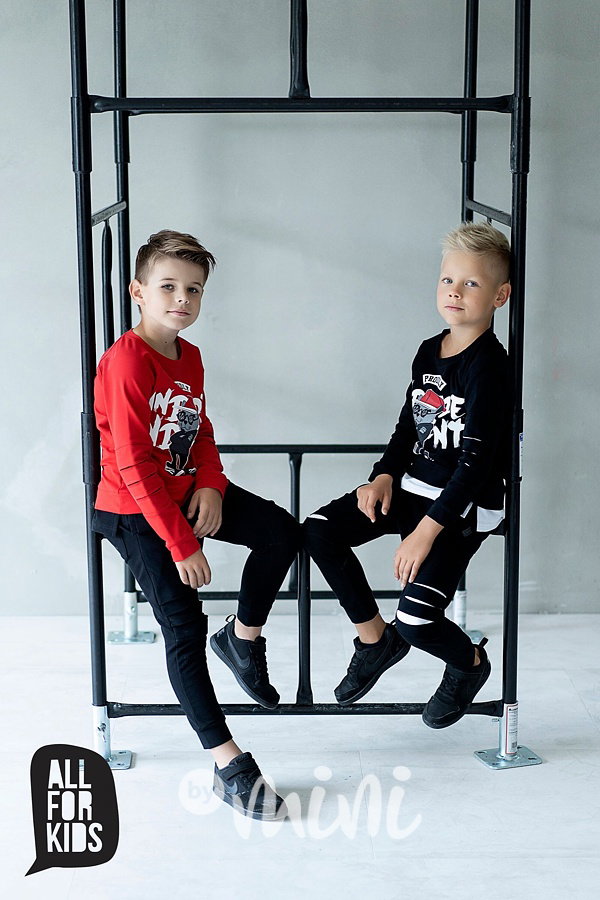 Cool ripped set - tepláky + mikina