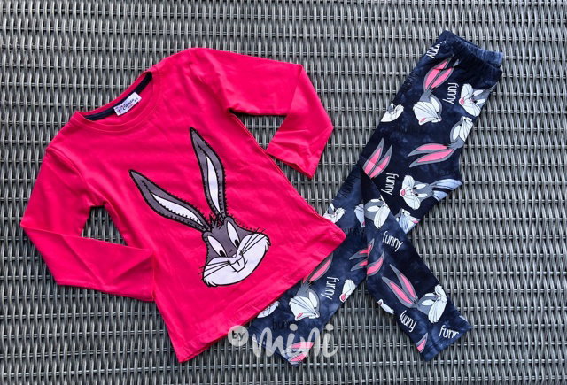 Bugs Bunny legíny + pink blůzka