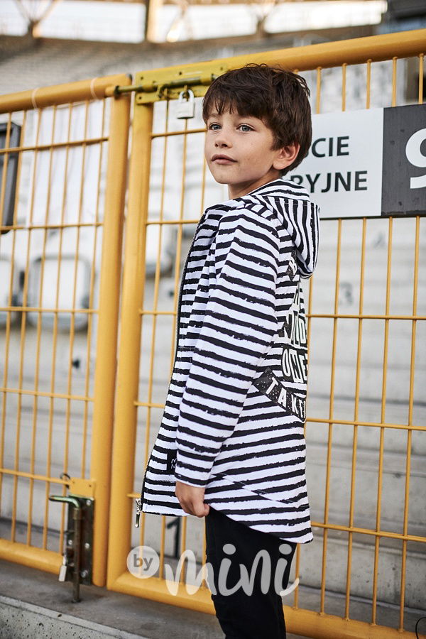 *Premium* mikina se zipy pruhy