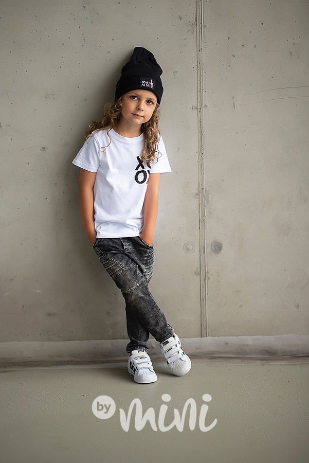 *Premium* jeans black s prošitím