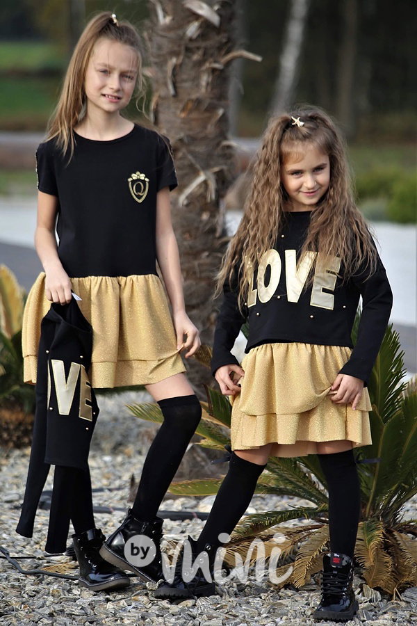 2v1 LOVE set - mikina + šaty