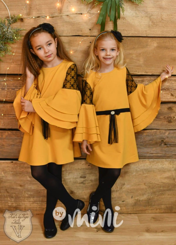 Designové honey společenské šaty by Voga