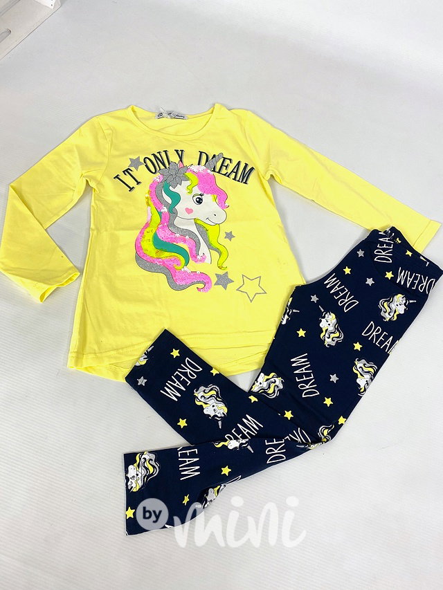 Pony neon souprava - yellow