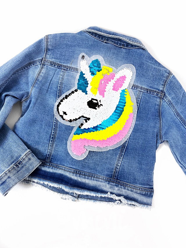 Unicorn jeans dětská bunda