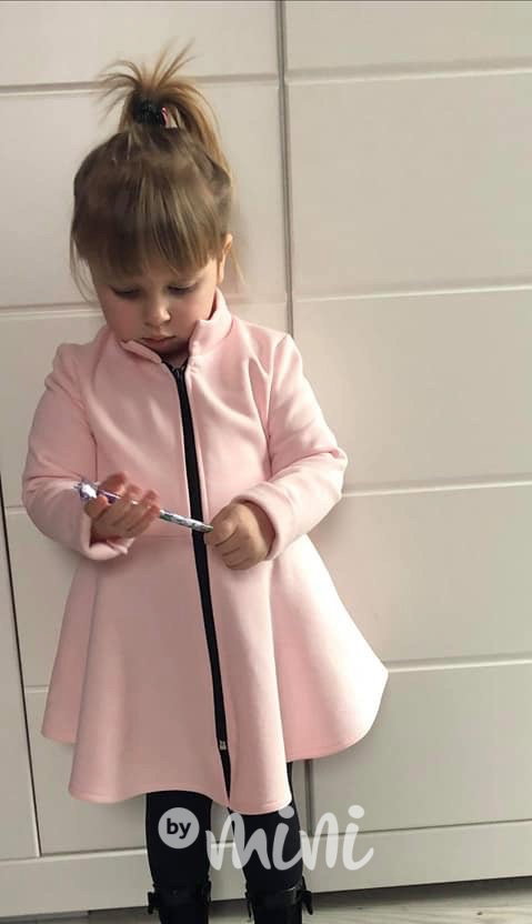 Mikčokabátek na zavazování pink