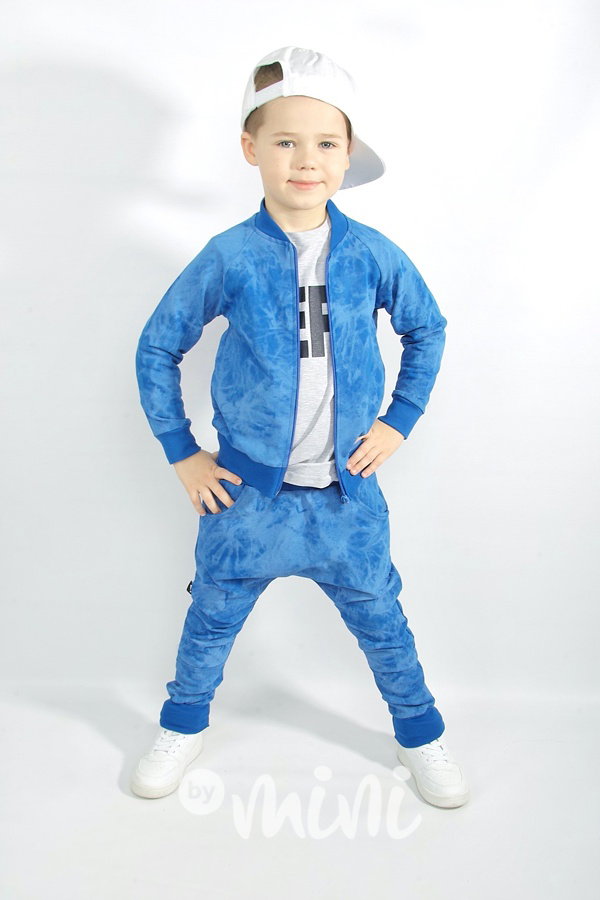 Blue tie dye souprava