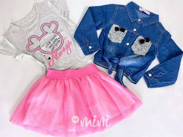 3ks neon pink komplet