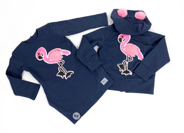 Flamingo dívčí mikina - royal blue