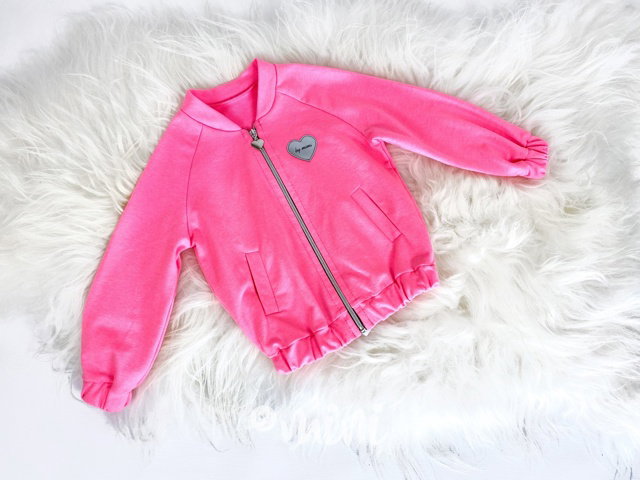 Neon pink mikčobunda