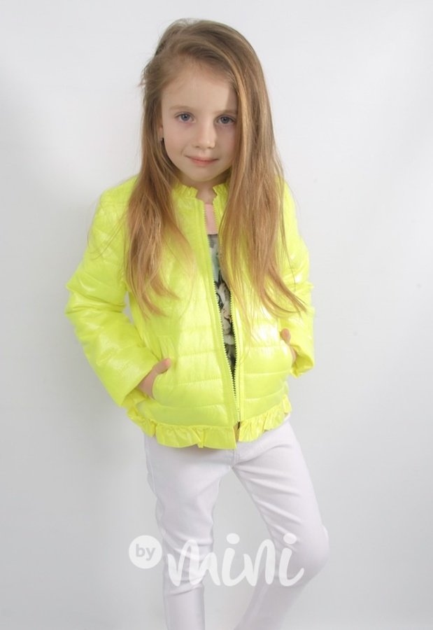 Neon jacket - jarní dívčí bunda