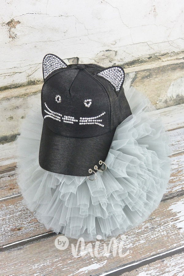 Cat kšiltovka black