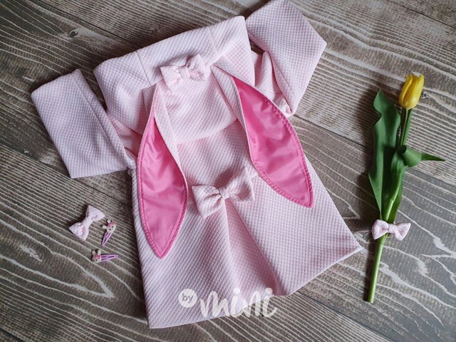 Bunny přechodový kabátek - pink