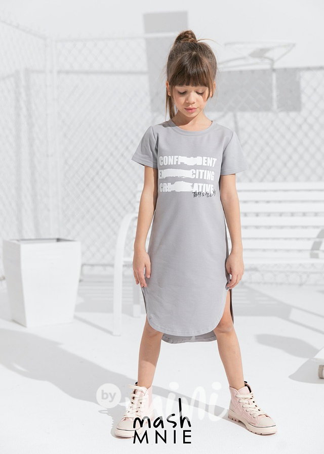 Creative long šaty grey *Premium*
