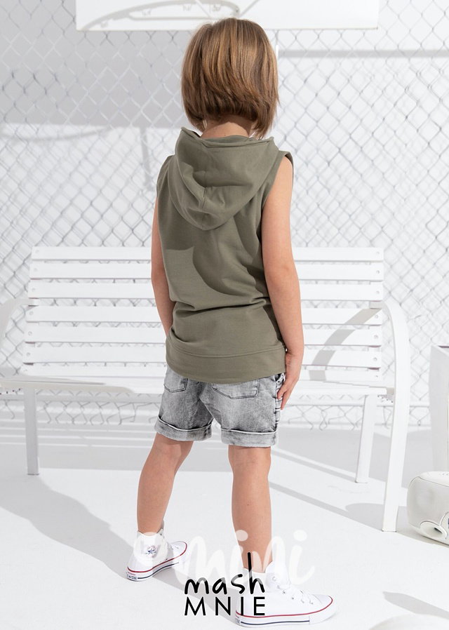 Hoodie blůzka s kapucí khaki *Premium*