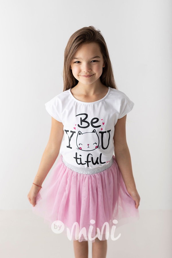 Be YOUtiful dívčí blůzka - bílá