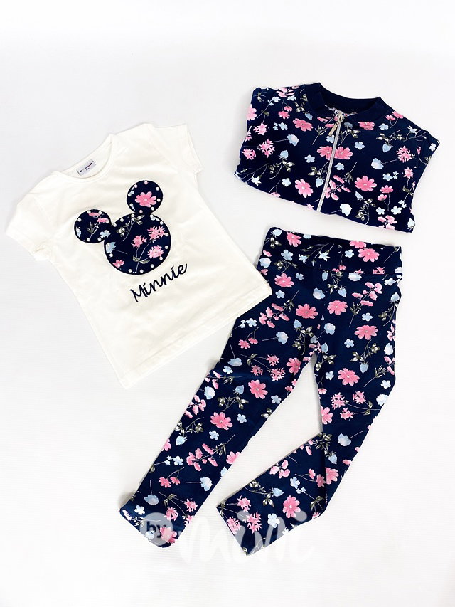 3pcs Flower Minnie souprava