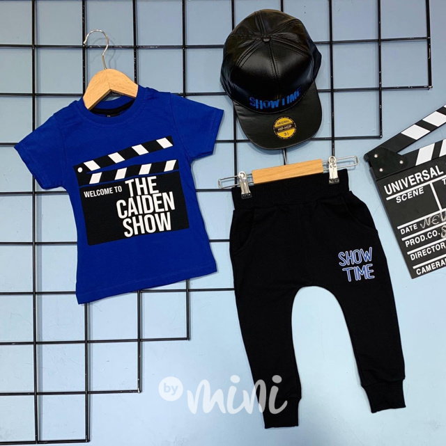 Show time 3ks komplet - black/blue
