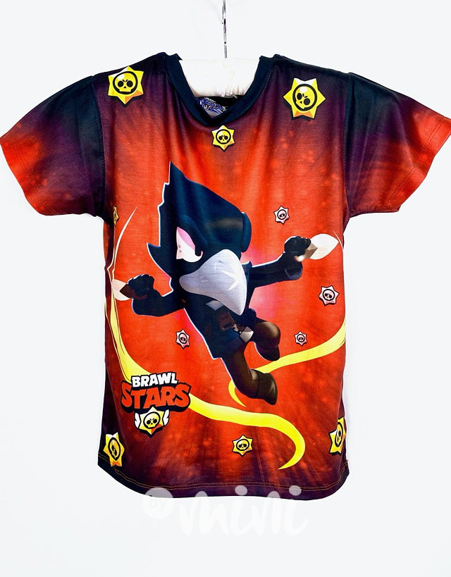 Brawl Stars triko CROW - red