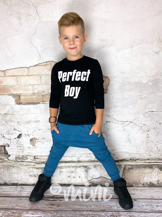 Perfect boy slim triko černé