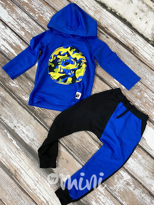 Mommy's boy souprava - blue/black
