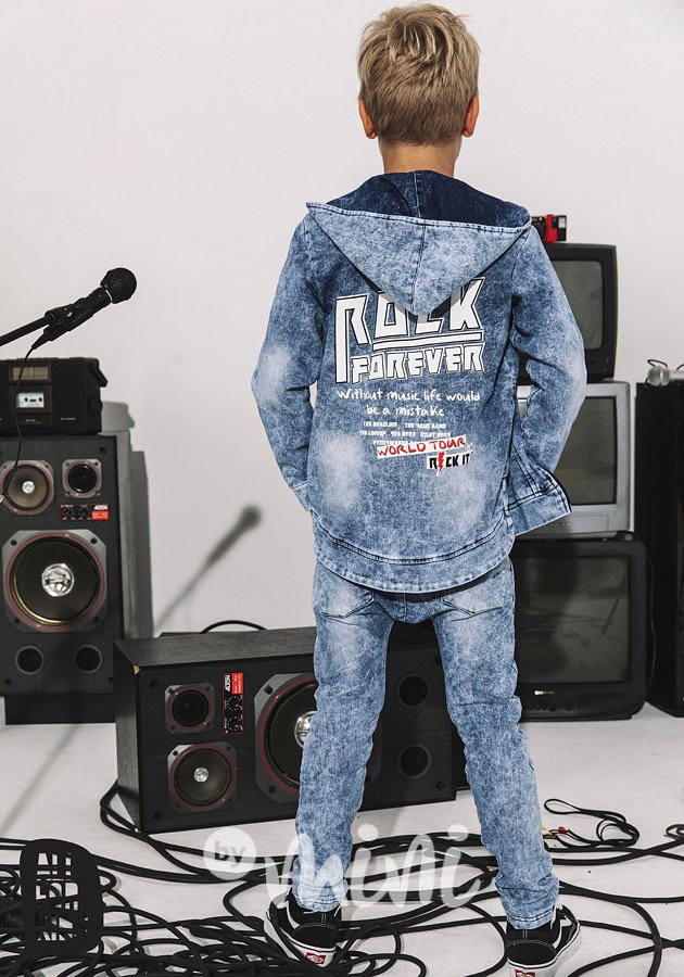 ROCK acid wash blue baggy *by AFK*