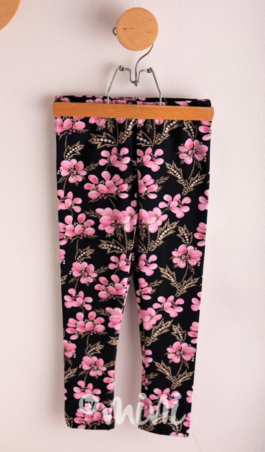Dětské legíny Lily - Sequins blossom