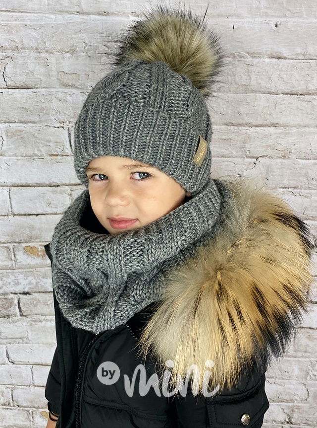 SUPER TERMO kulich + maxi nákrčník GREY