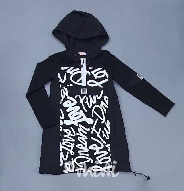 Hoodie dress STAY REAL