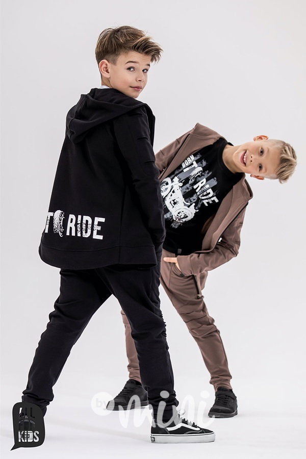 Ride longsleeve chlapecké triko černé *by AFK*