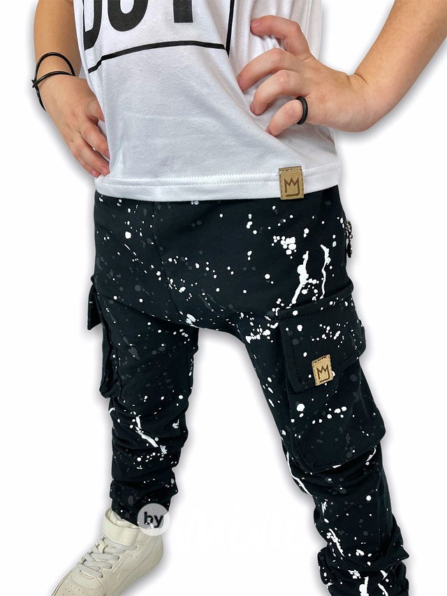Dirty chlapecké baggy kapsáče zip - black