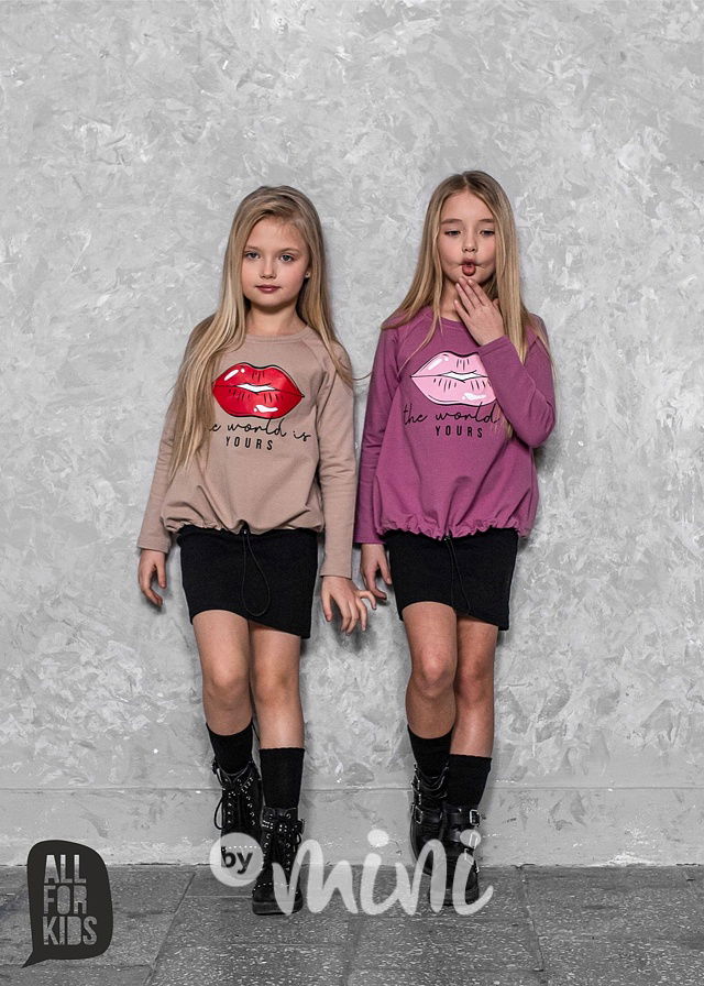 Mikinové šaty pink *AFK*