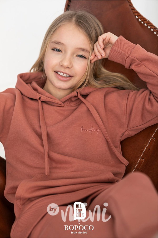 Loungewear teplákovka - coral #MiniMe