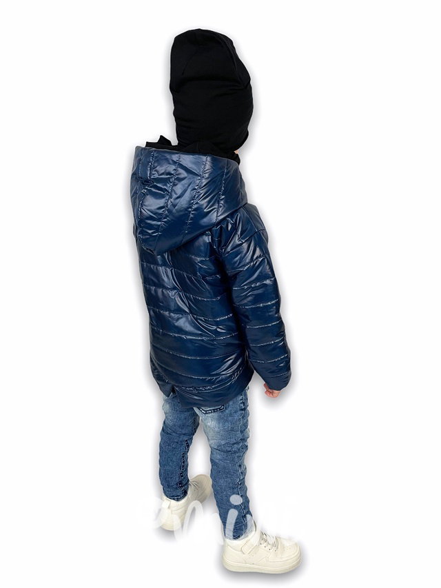 Modrá chlapecká bunda jarní přechodová