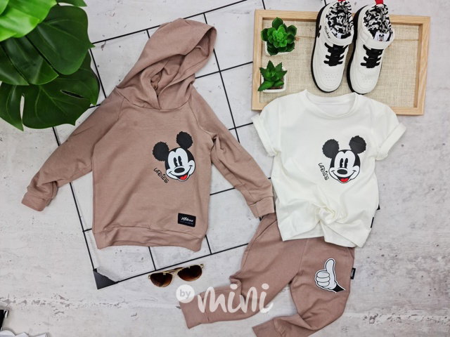 Mickey chocolate mikina + tepláky