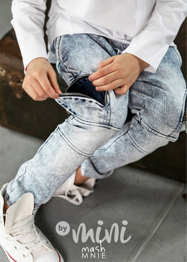Soft jeans ice blue se zipy *MashMnie*