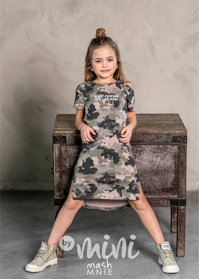 LOVE šaty army *MashMnie*