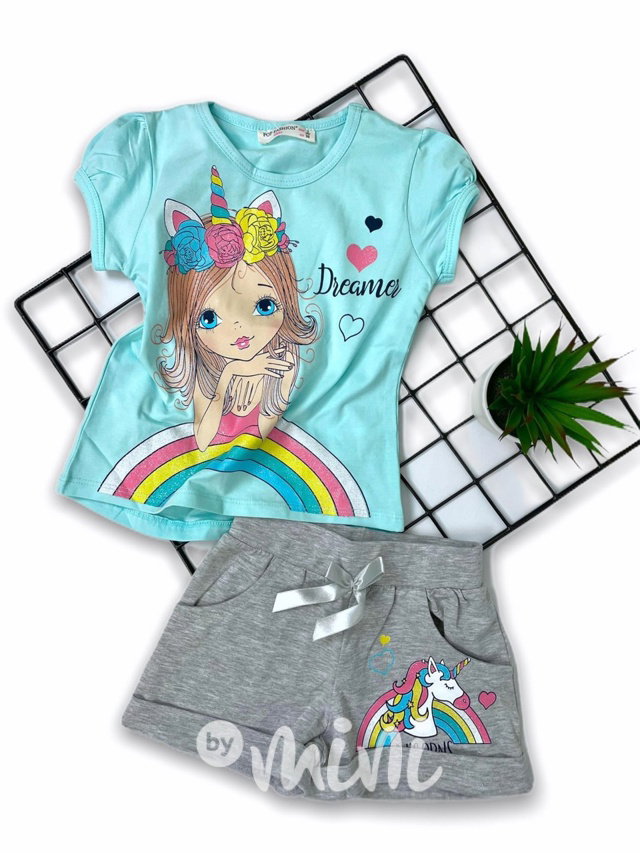 Rainbow summer set - mint